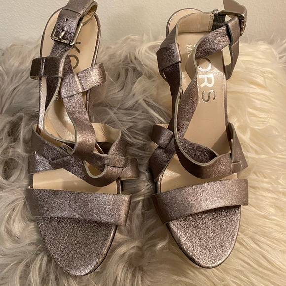 KORS Michael Kors Shoes - Kors Michael kors Heels silver size 6